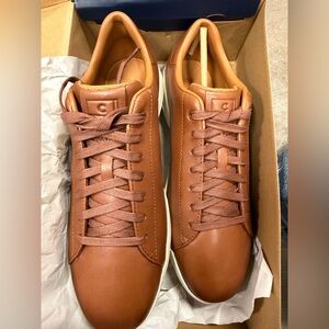 Cole Haan Tan Leather Sneakers